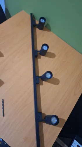 Kit 4 spot de luz branco neutro para teto