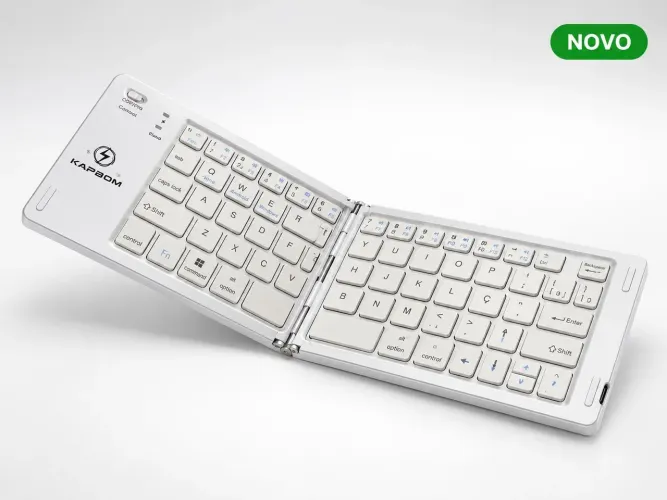 Teclado Bluetooth Dobrável Kapbom KA-690