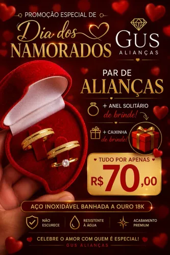 Alianças de namoro compromisso noivado casamento