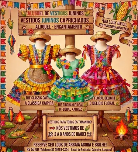 Vestido Quadrilha