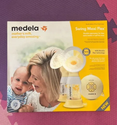 extrator de leite medela elétrico duplo swing maxi flex