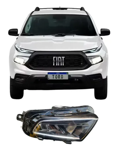 Farol Inferior Direito Fiat Toro Full LED 2022 -  Código BR50920748 - Usado Original 