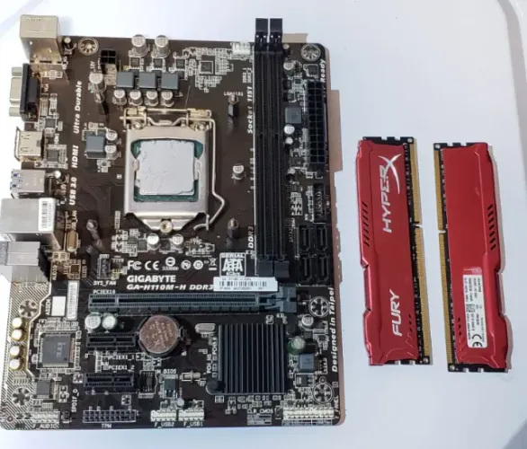 Kit Upgrade Core i7 7700K + Placa Mãe Gigabyte + 16gb memória DDR3