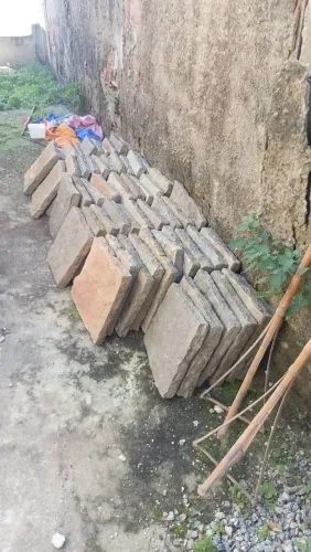 Pedra de jardim rústica