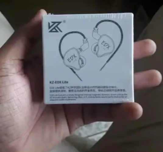 FONE KZ EDX LITE  QUALIDADE DE SOM PROFISSIONAL