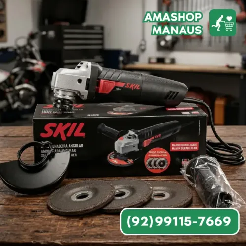 Esmerilhadeira Angular Skill 700W 4.1/2" 115mm 127V