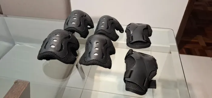 Kit Proteção Patins, Skate, Infantil - Punho, Joelho e Cotovelo