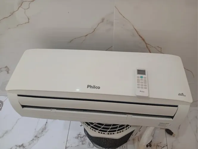 Central inverter Philco já com a instalação 
