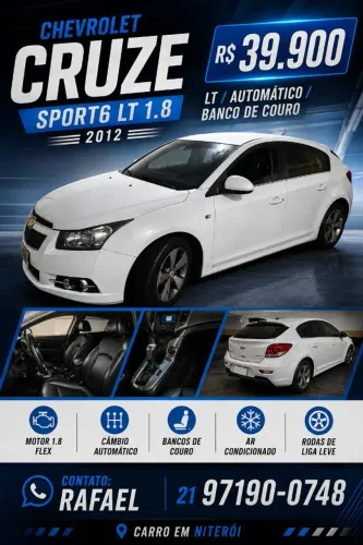 Chevrolet Cruze HB Sport LT 1.8 16V Flexp. 5P AUT 2012