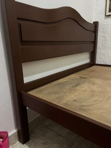 Cama de Casal em Madeira Estilo Sevilha