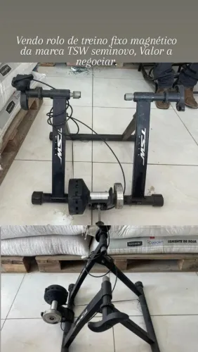 Vendo rolo de treino fixo magnético da marca TSW barato