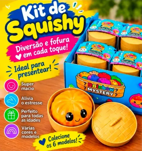 Squishy Antiestresse Sensorial Macio Relaxante