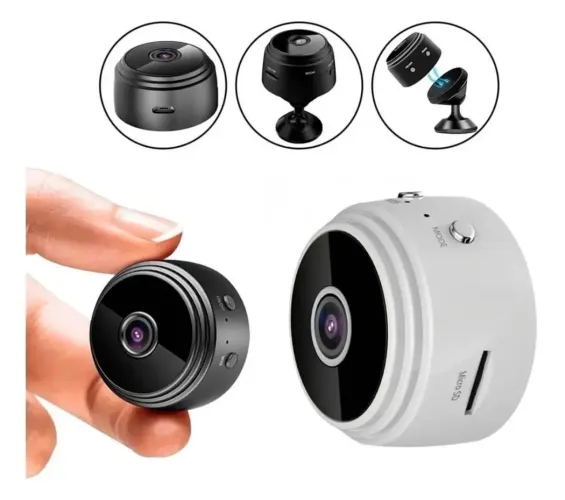 Mini micro camera wifi filmadora ip 360 sem fio