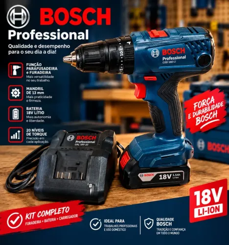 Parafusadeira Bosch 18V