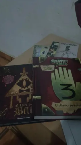 O livro do Bill e o diário perdido de gravity Falls NOVOS!!!