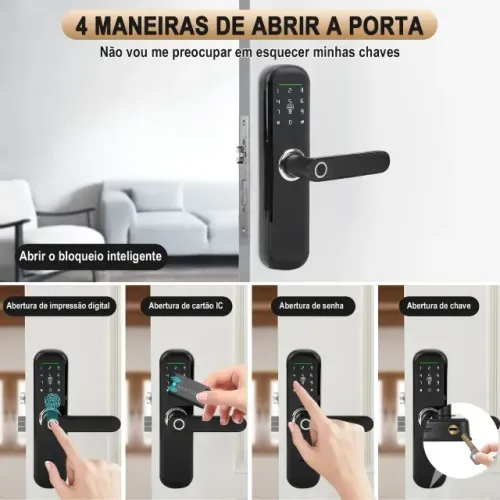 Fechadura smart biometria nova!