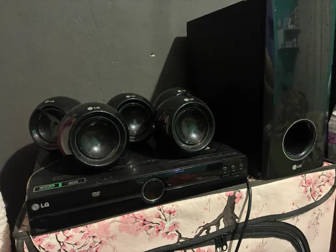 Home Theater LG Completo - Ótimo Estado