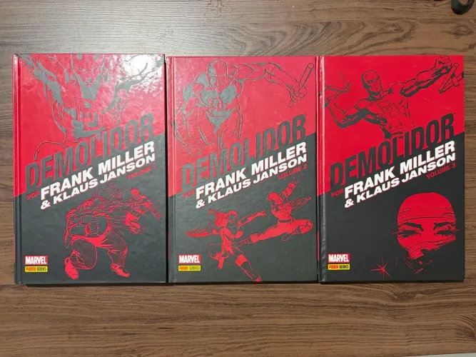 Demolidor por Frank Miller e Klaus Janson 3 Volumes