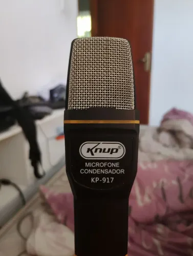 Ótimo microfone condensador knup KP-917