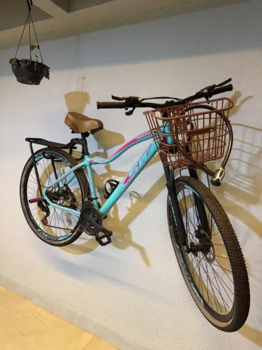 Bicicleta KSW de Passeio Equipada