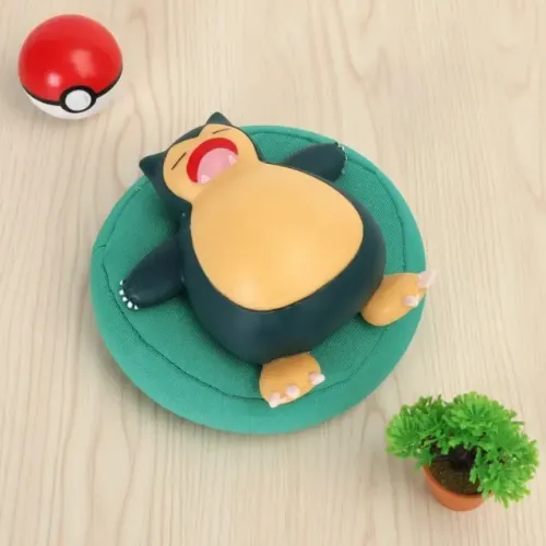 Boneco do Snorlax Dormindo Pokémon 8 Cm Em Pvc