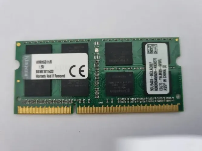 Memória RAM Notebook Kingston 8GB DDR3 1600MHz (PC3-12800S)