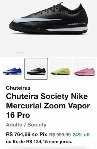 Chuteira Society Nike Profissional