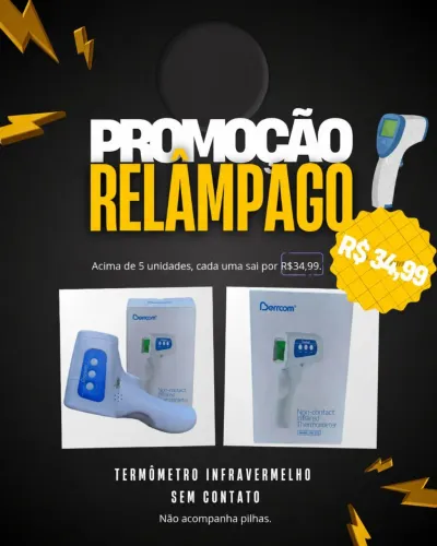 Termômetro infravermelho 
