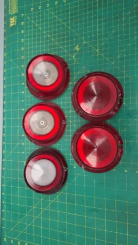 Conjunto de lente lanternas Opala originais de época
