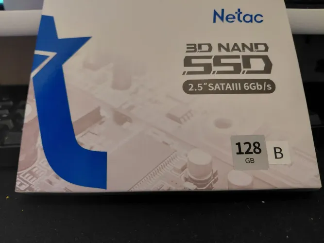 SSD NETAC 128GB - SATA 3 - NOVO