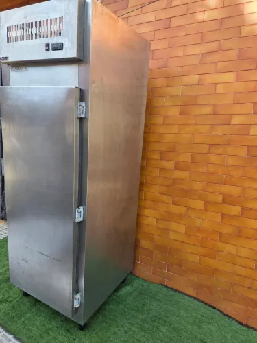 Geladeira refrigerador inox industrial Pass throgh