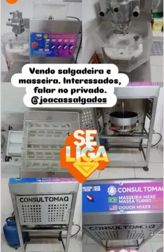 Combo Consultomaq: Salgadeira + Masseira Turbo (Oportunidade!)