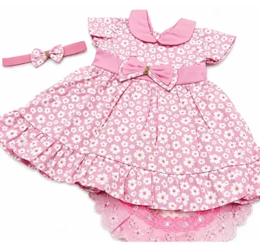 VESTIDO BEBÊ- TAMANHO M 