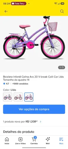 Bicicleta Perfeita para o dia das Crianças.  