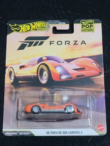 Hot Wheels Premium 66 Porsche 906 Carrera 6 - Forza Pop Culture - Carrinho Miniatura 1/64