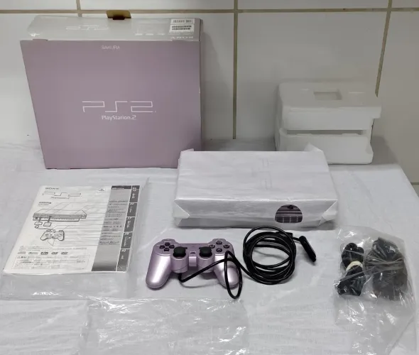 PlayStation 2 Sakura cib manual tudo completo estado de novo.