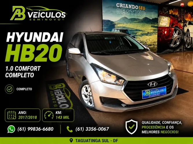 Hyundai HB20 Comfort 1.0 Flex 12V Mec. 2018