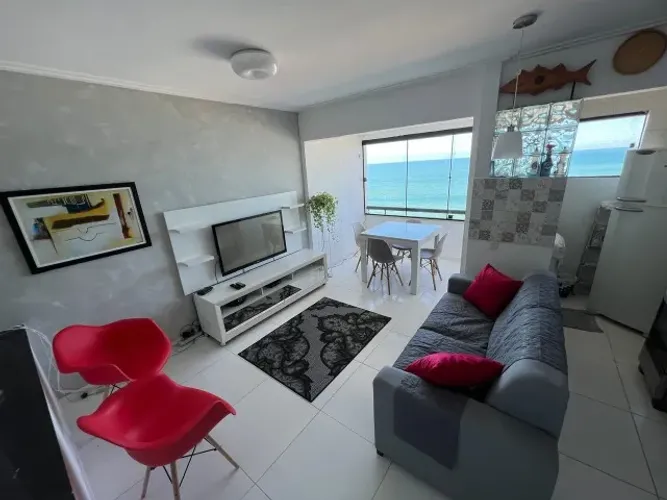 Apartamento 2 quartos, mobiliado, 60m², vista mar - Rio Vermelho