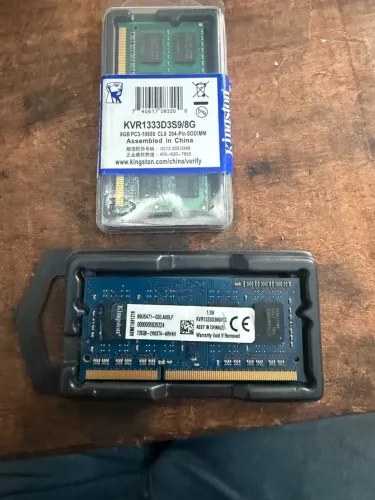 Kit memória ram DDR3 Kingston 8GB