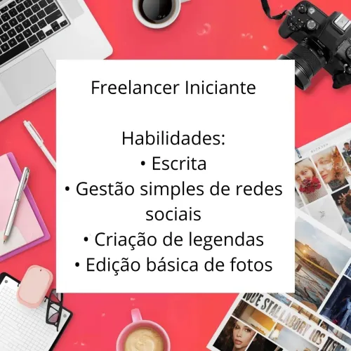 Free-lancer iniciante disponível