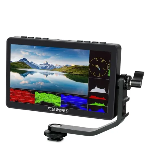 FEELWORLD F5 PRO V4 de 6 polegadas e 450 nits