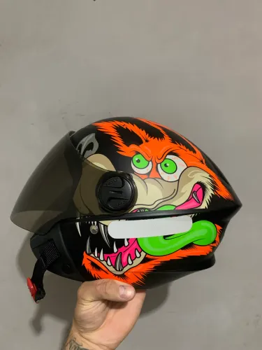Capacete pro tork aberto