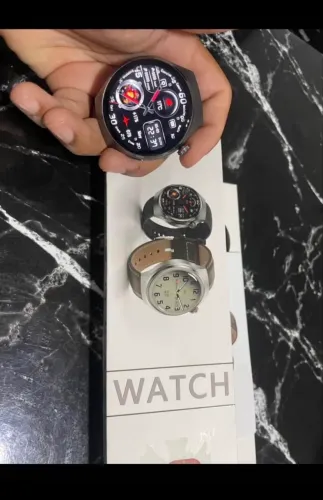 ? Smartwatch Premium AMOLED GT4pro- Completo na Caixa ótimo