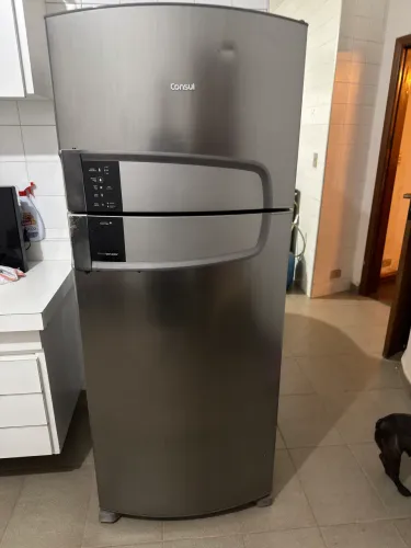 Geladeira Consul Inox frost free + fogao Consul