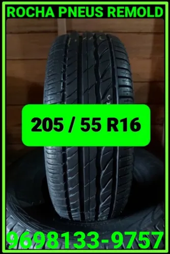 Pneu Remold 205 / 55 R16 R$ 190,00