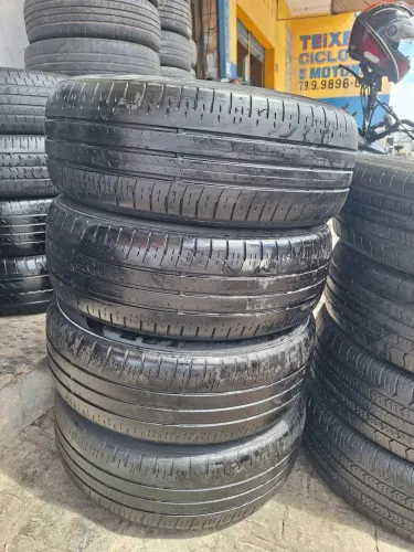 4 pneus usados dunlop 185-60-R15 