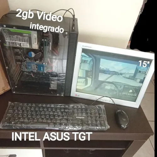 Computador Semi Gamer ASUS 1155 DDR3 4gbram ( Intel HD Graphics integrado 2gb Video