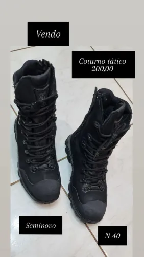 Coturno Tático seminovo n° 40
