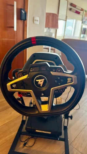 Volante Thrustmaster T248- PS com Pedaleira, Câmbio TH8S-WW e Suporte