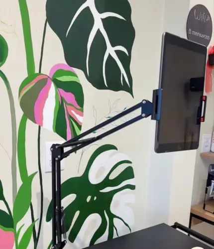 SUPORTE PARA TABLET E CELULAR DE MESA
